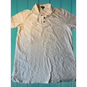 Vince Mens White Short Sleeve Shirt Polo Shirt Size Small